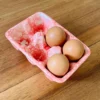 Boîte à œufs en céramique – Collection Mer & Écumes Rouge