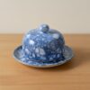 Cloche à fromage en céramique – Collection Mer & Écumes Bleu