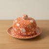 Cloche à fromage en céramique – Collection Mer & Écumes Terracotta