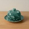 Cloche à fromage en céramique – Collection Mer & Écumes Vert