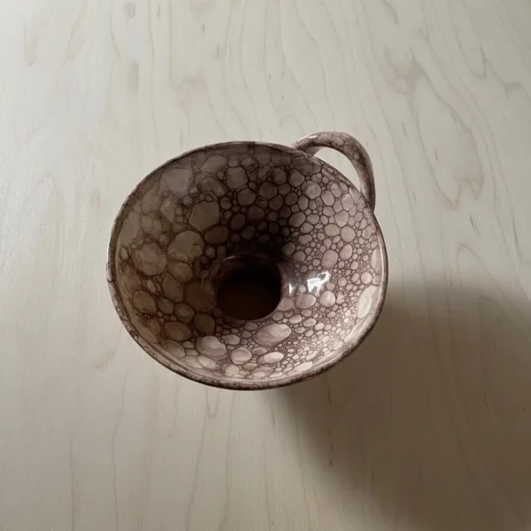 Entonnoir en céramique – Collection Mer & Écumes Bulle Marron
