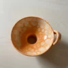 Entonnoir en céramique – Collection Mer & Écumes Bulle Orange