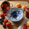 Entonnoir en céramique – Collection Mer & Écumes Bulle bleu marine