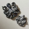 Pieuvre en céramique murale – Collection Mer & Écumes Noir