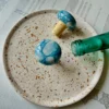 Bouchon en céramique bleu turquoise