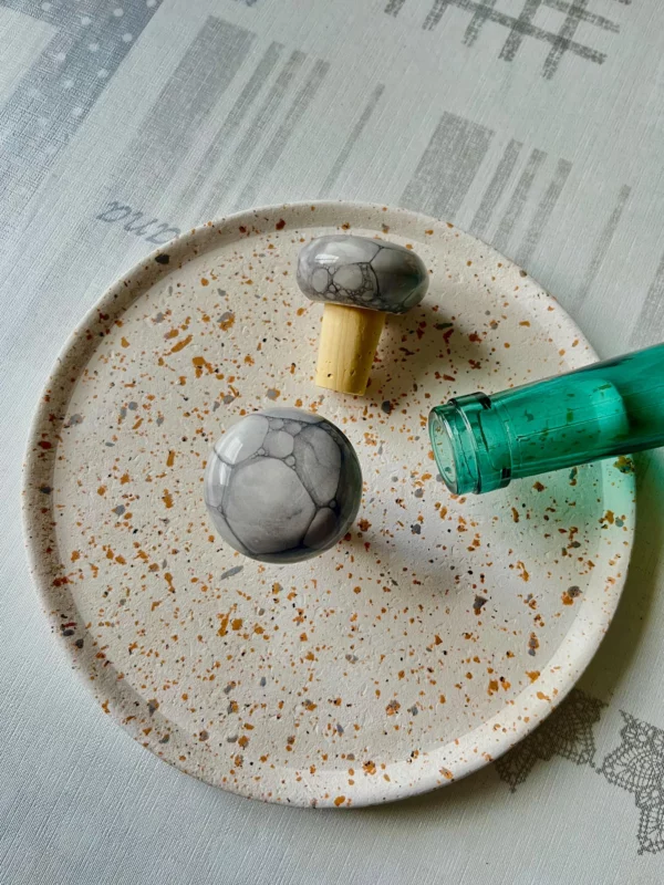 Bouchon en céramique gris