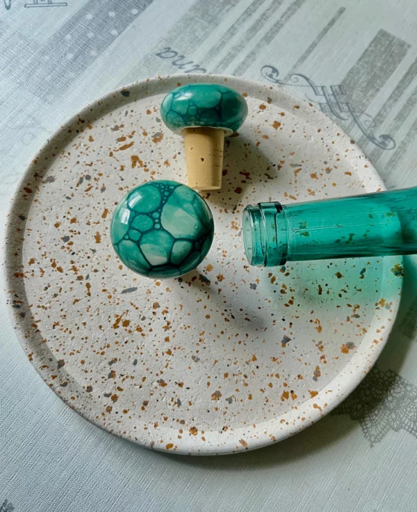 Bouchon en céramique vert