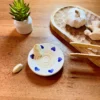Râpe en céramique coeur bleu marine
