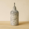 Bouteille à huile en céramique gris