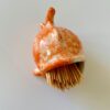 Poisson porte cure dent orange Poisson vide-poche orange