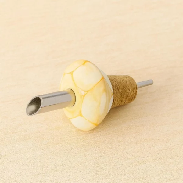 Bouchon bec verseur bulle jaune
