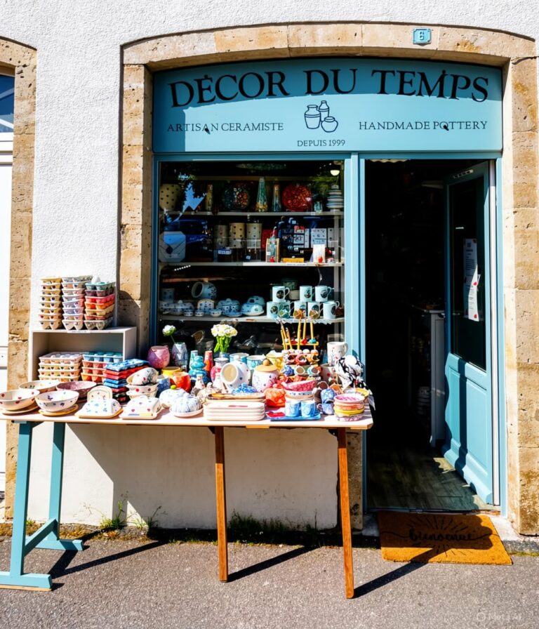 Devanture décor du temps